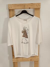 TSHIRT DONNA 3/4M GG2072 Tellini S.r.l. Ingrosso Abbigliamento